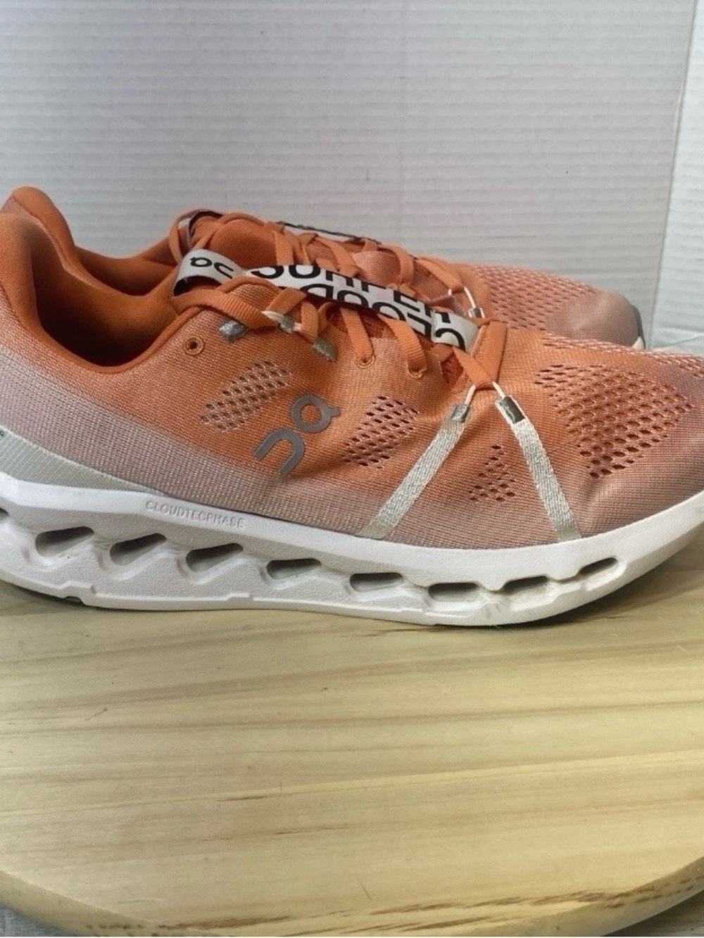 On Cloudsurfer Orange Running Shoes Sneakers Men’s Size 13